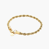 Touwarmband (Goud) 5mm