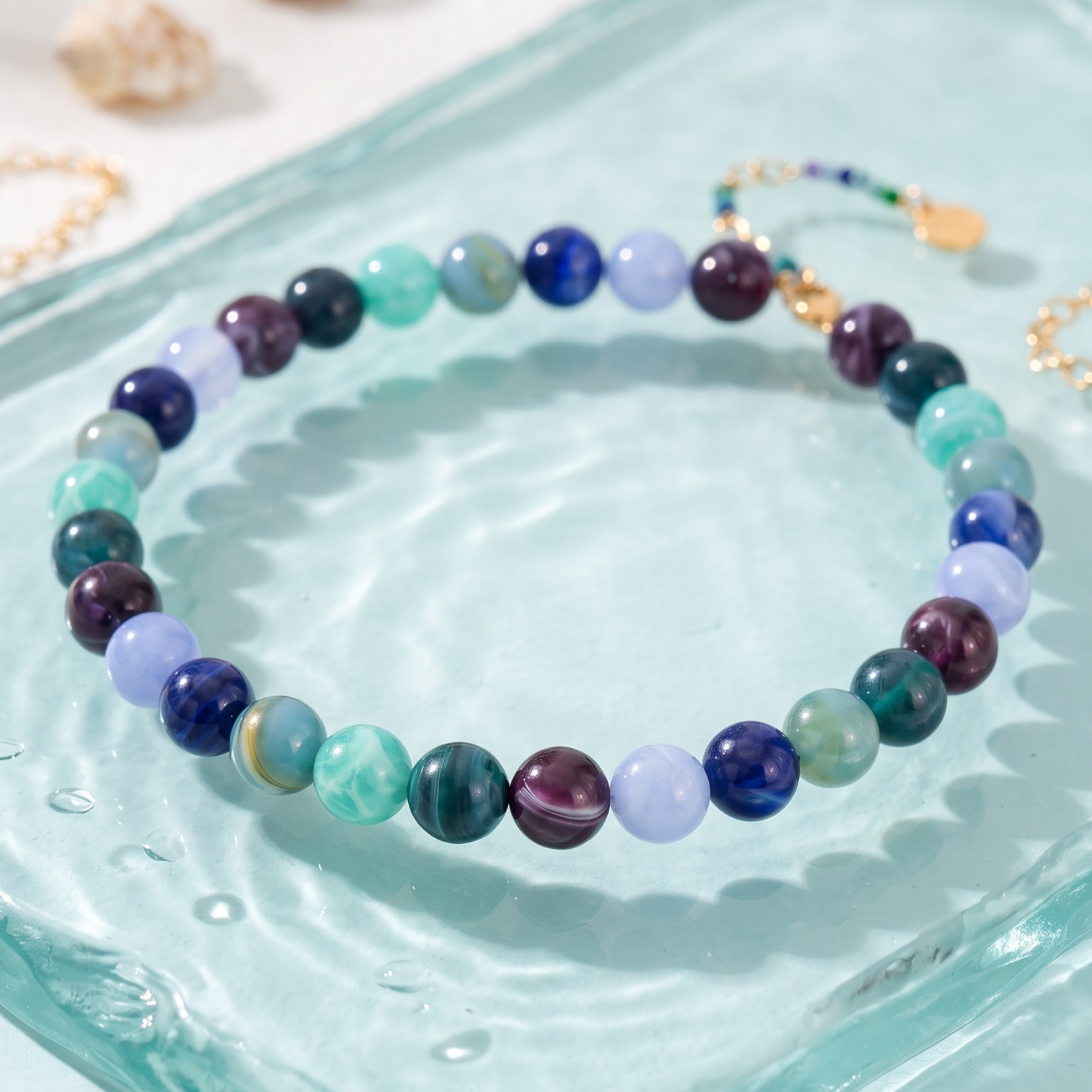 Chunky kustachtige kralenketting