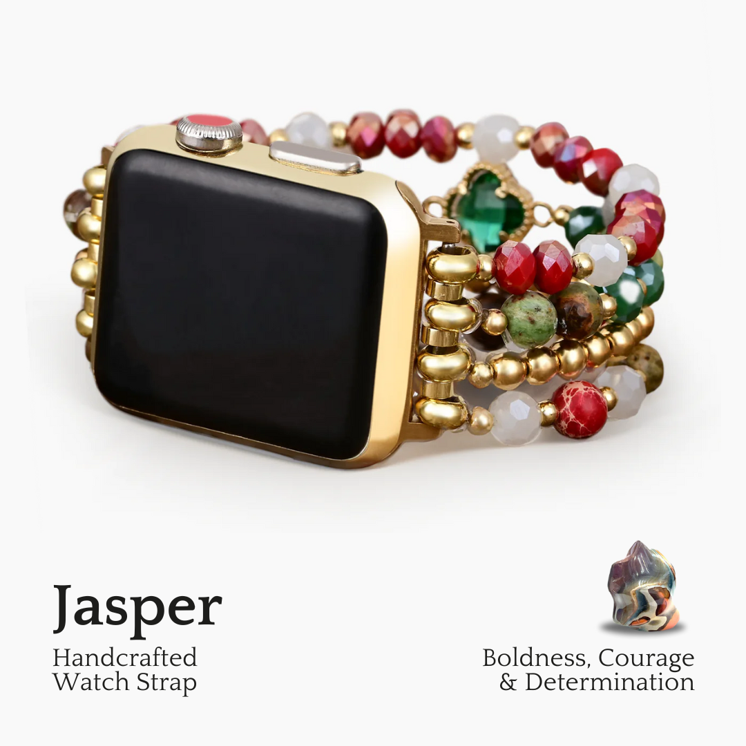 Fröhliches Filigran-Stretch-Apple Watch-Armband