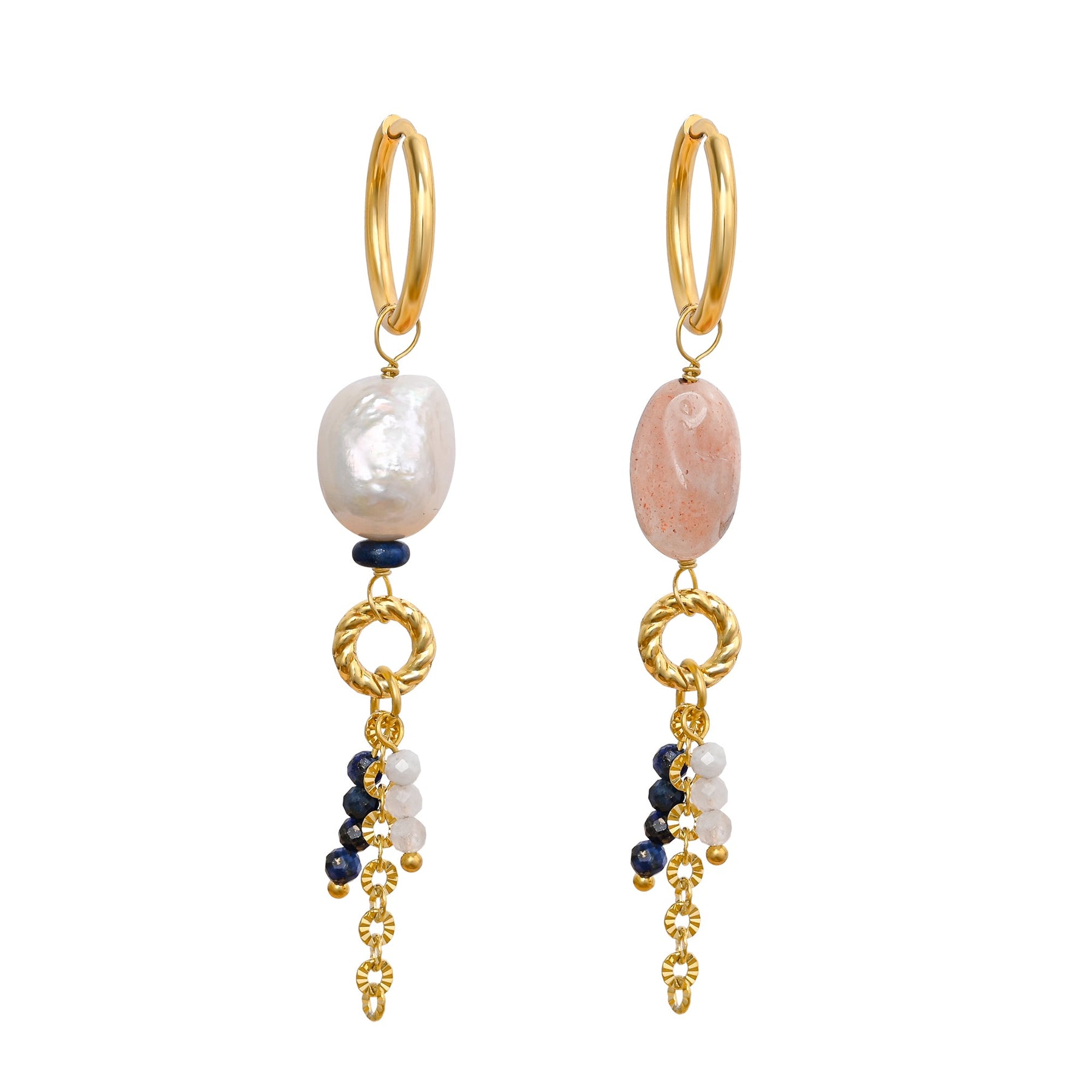 Boucles d'oreilles Soleil Pearl