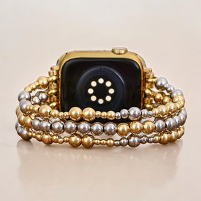 Sterling Gouden Stretch Apple Watch Bandje