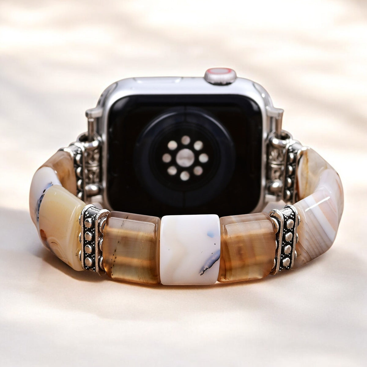 Sacred Sands Agaat Rekbare Apple Watch Band