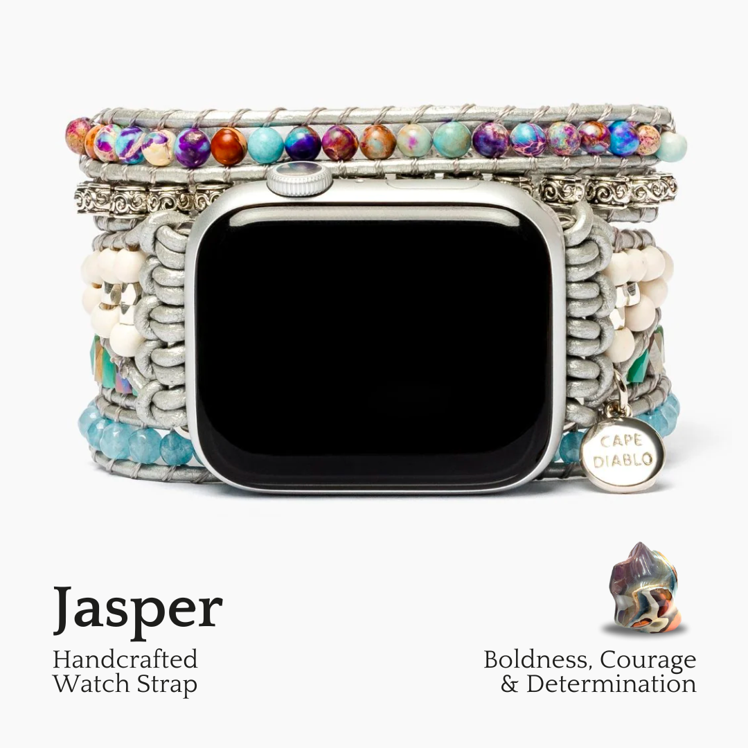 Bracelet Apple Watch Ocean Jasper Protection