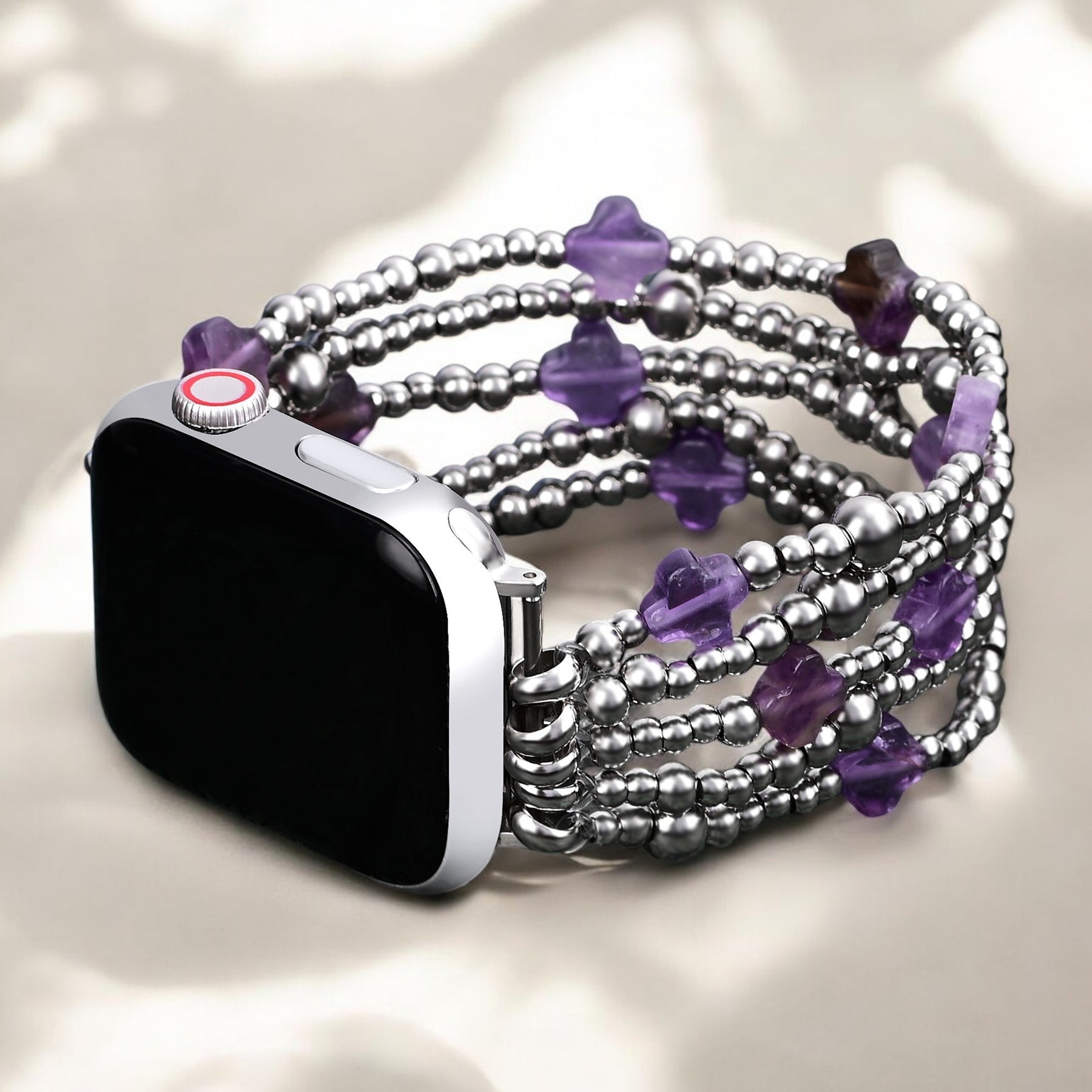 Celestial Charm Cross Stretch Apple Watch Armband