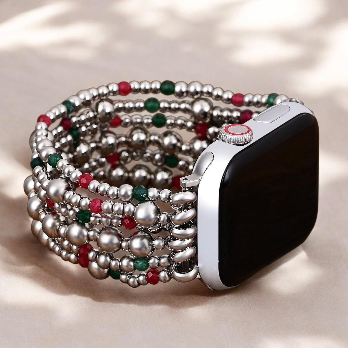 Kerst Zilveren Magic Apple Watch Band
