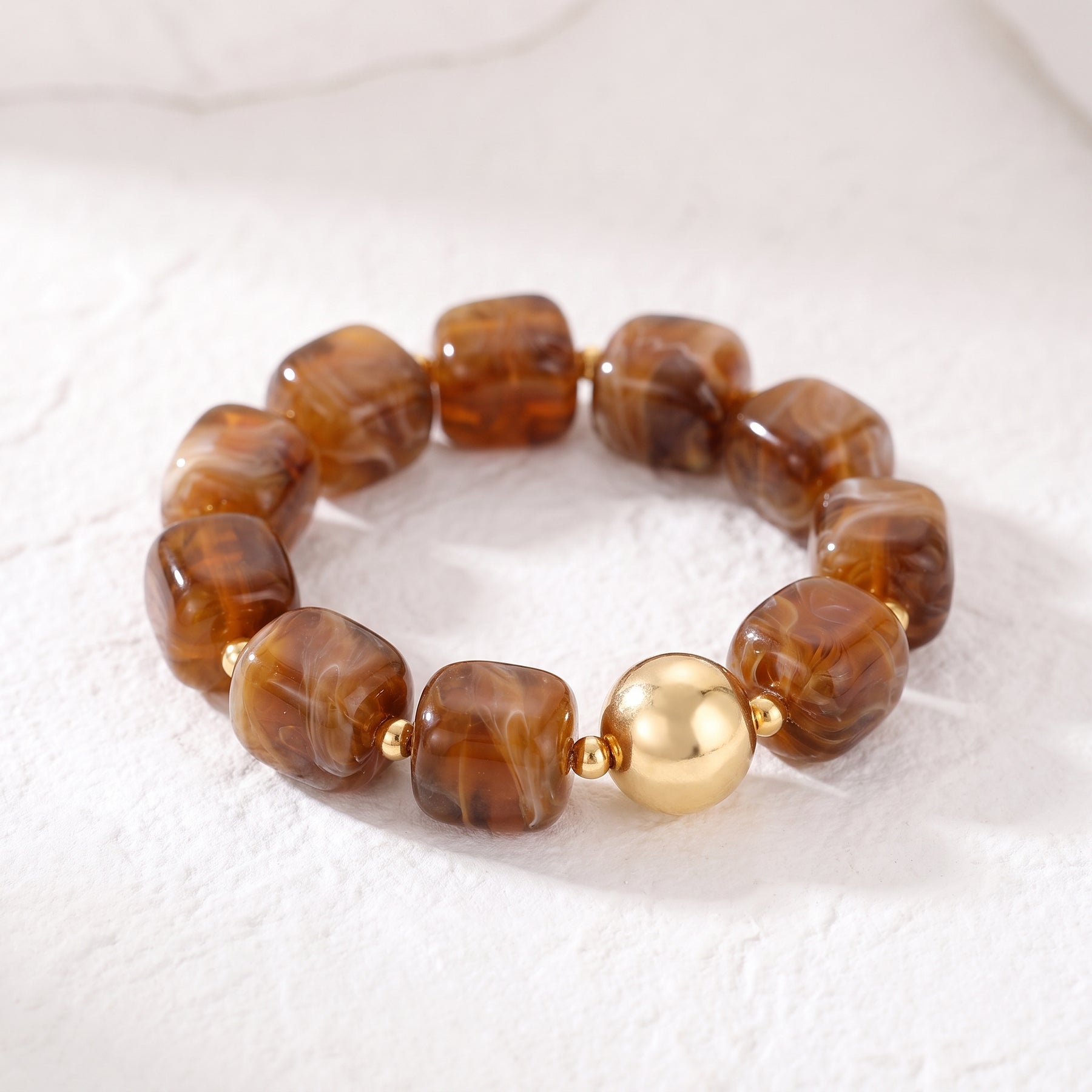 Golden-Terra-Chunky-Armband