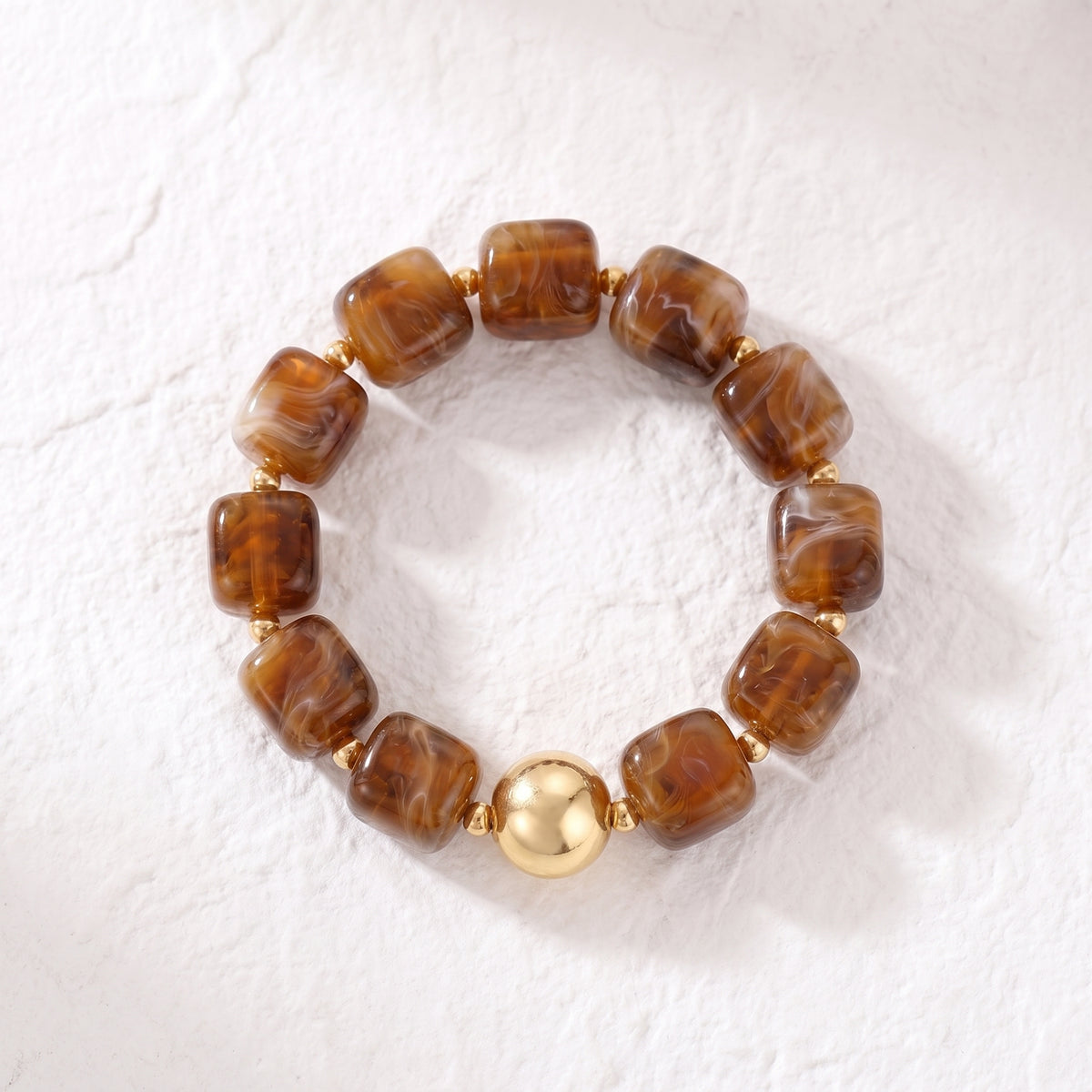 Bracelet doré Terra chunky