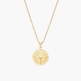 Kompass Anhänger (Gold)