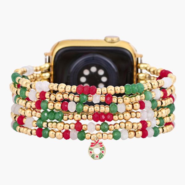 Bracelet Apple Watch extensible Golden Holly Cheer