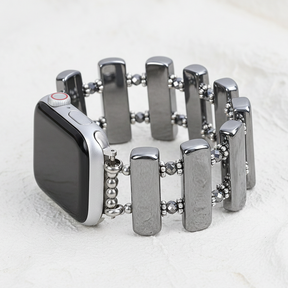 Platina Zonsverduistering Rekbare Apple Watch Band