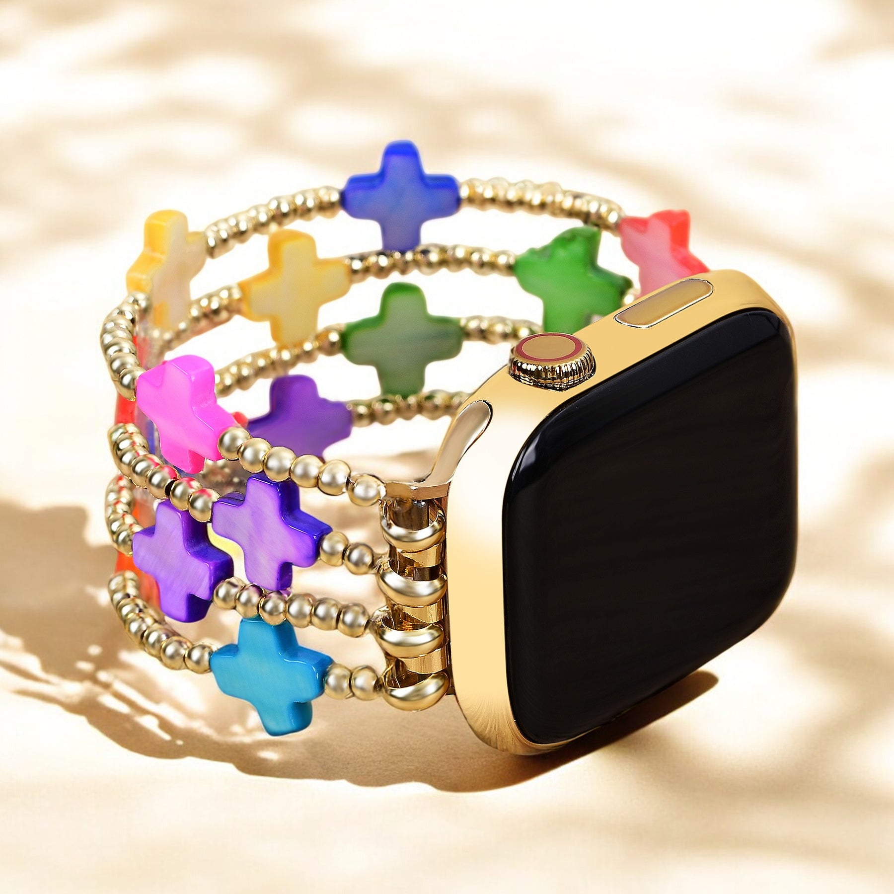 Chakra Cross Stretch Apple Watch -bandje