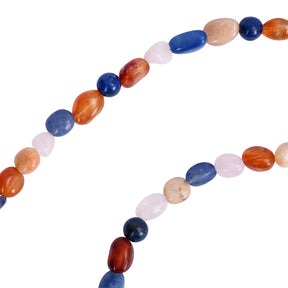 Strahlende Harmonie Stein Halskette