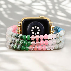 Pastel Dream Stone Stretch Apple Watch Band