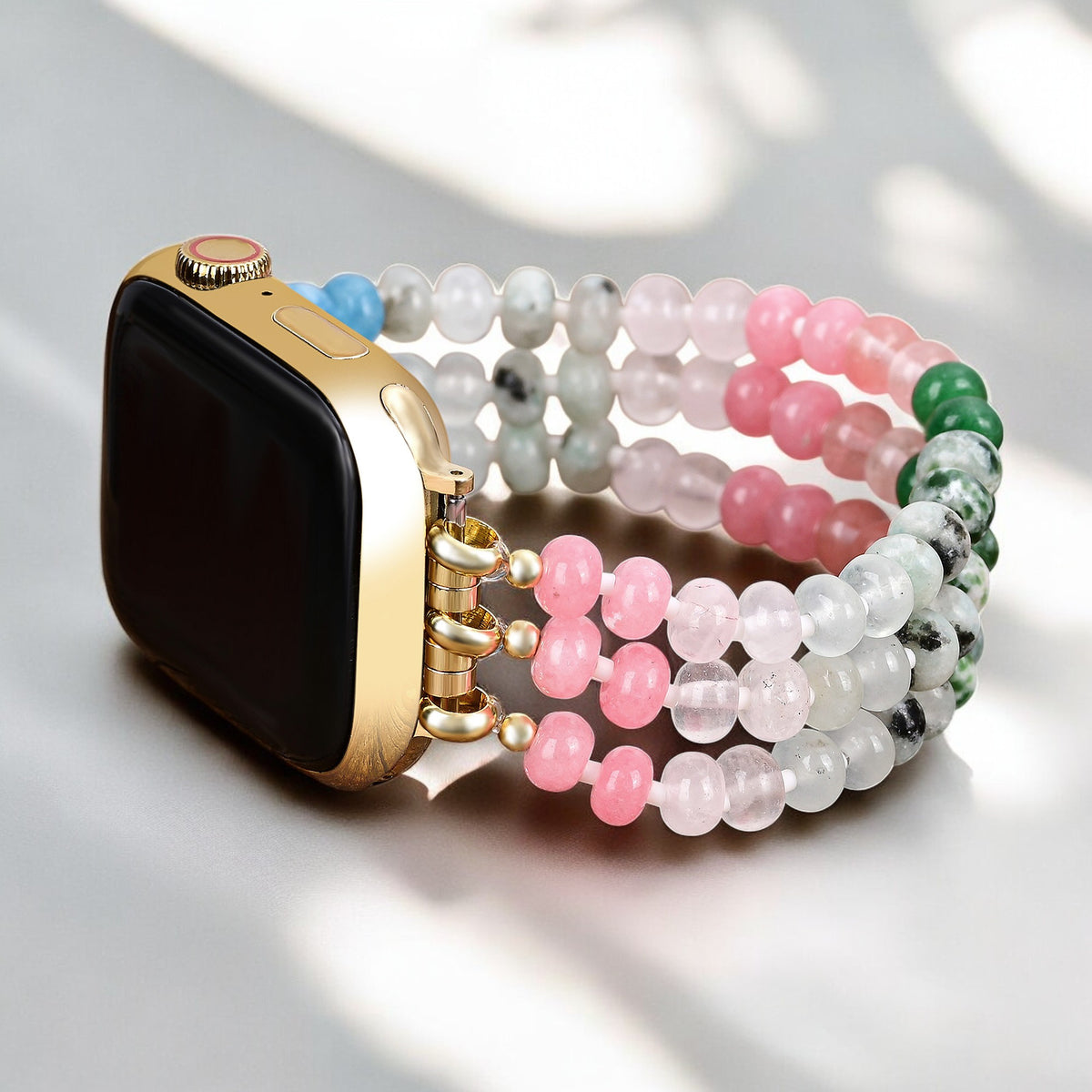 Pastel Dream Stone Stretch Apple Watch Band