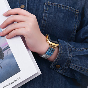 Pastel Dream Stone Stretch Apple Watch Band