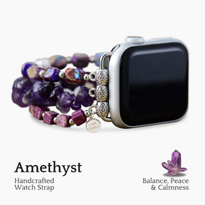 Royal Amethyst Stretch-Apple-Watch-Armband