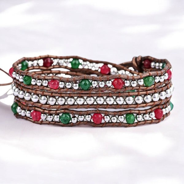 Bracelet Enveloppant de Noël Pays des Merveilles d'Hiver