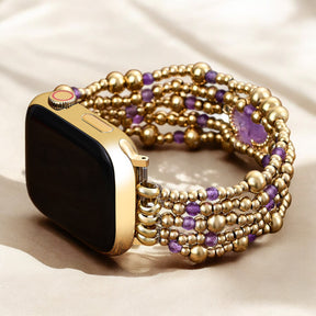 Bracelet extensible de protection Imperial Amethyst pour Apple Watch