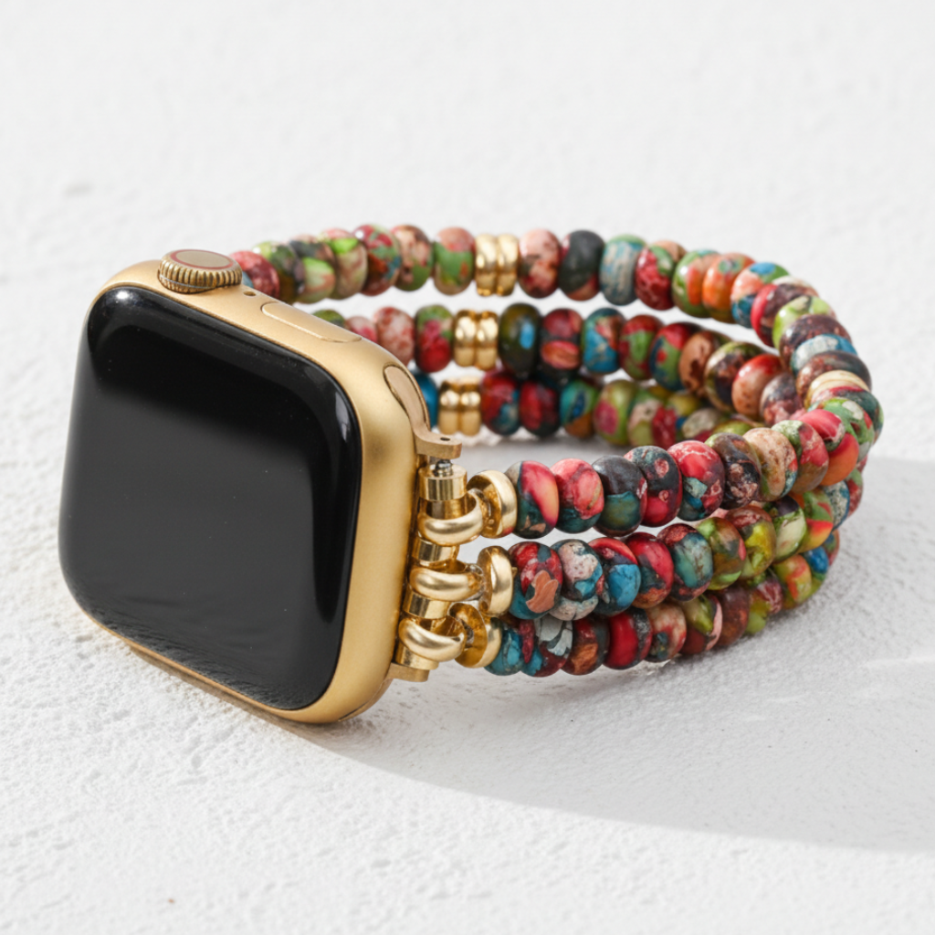 Kaleidoscoop Boheemse Rekbare Apple Watch Band