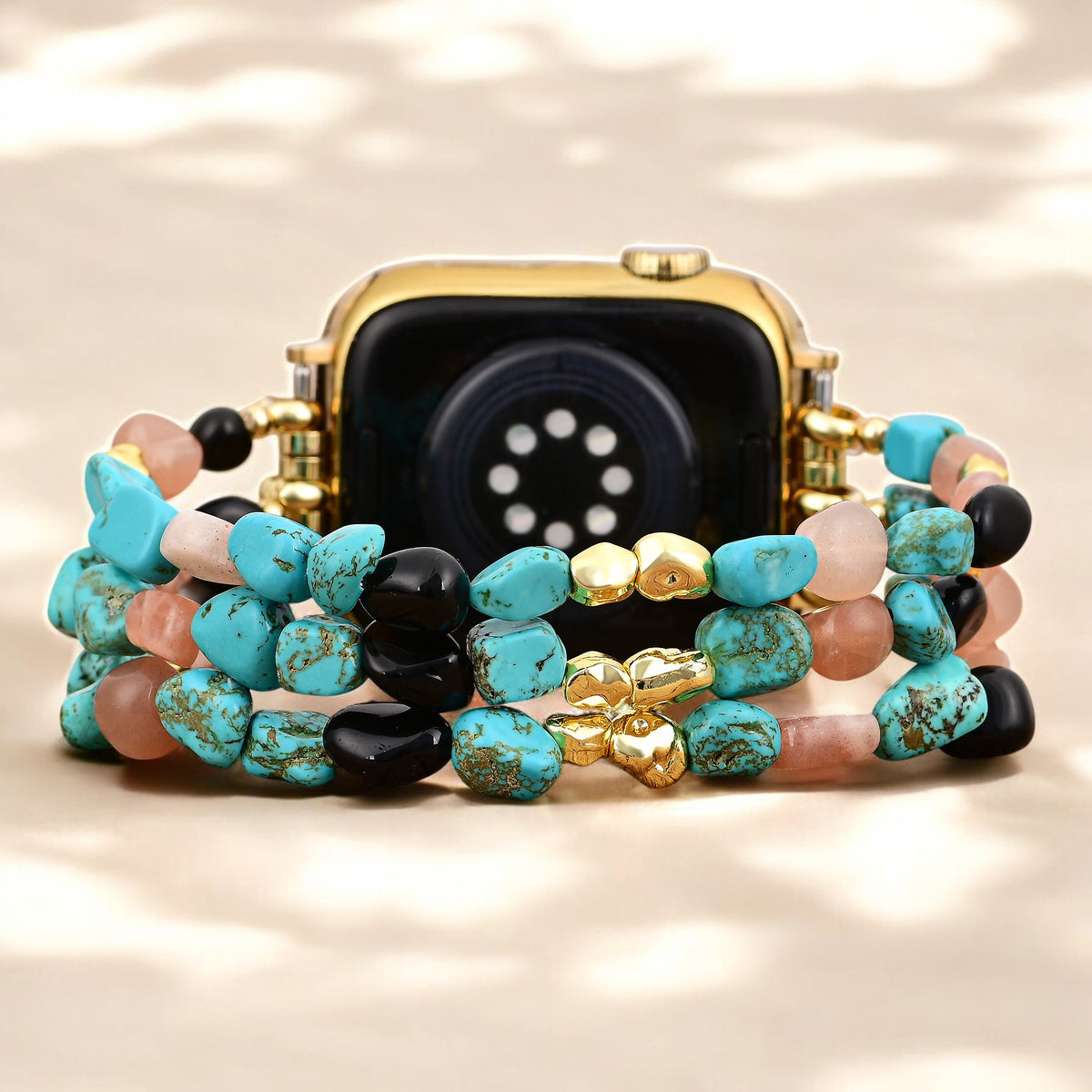 Desert Oasis Stone Stretch Apple Watch Bandje