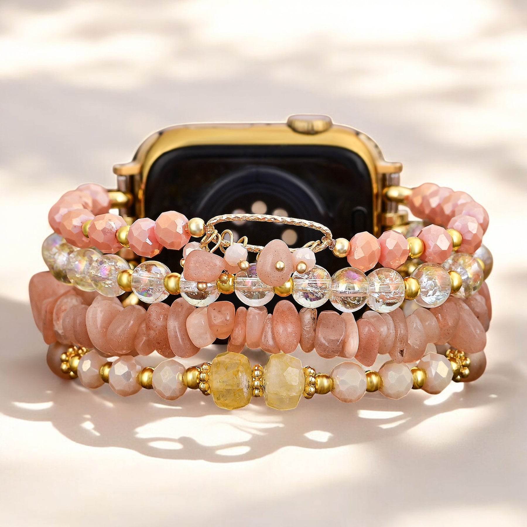 Sunstone Serenity Apple Watch-bandje