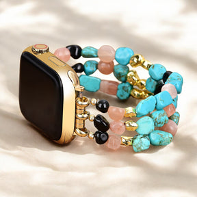 Desert Oasis Stone Stretch Apple Watch Bandje