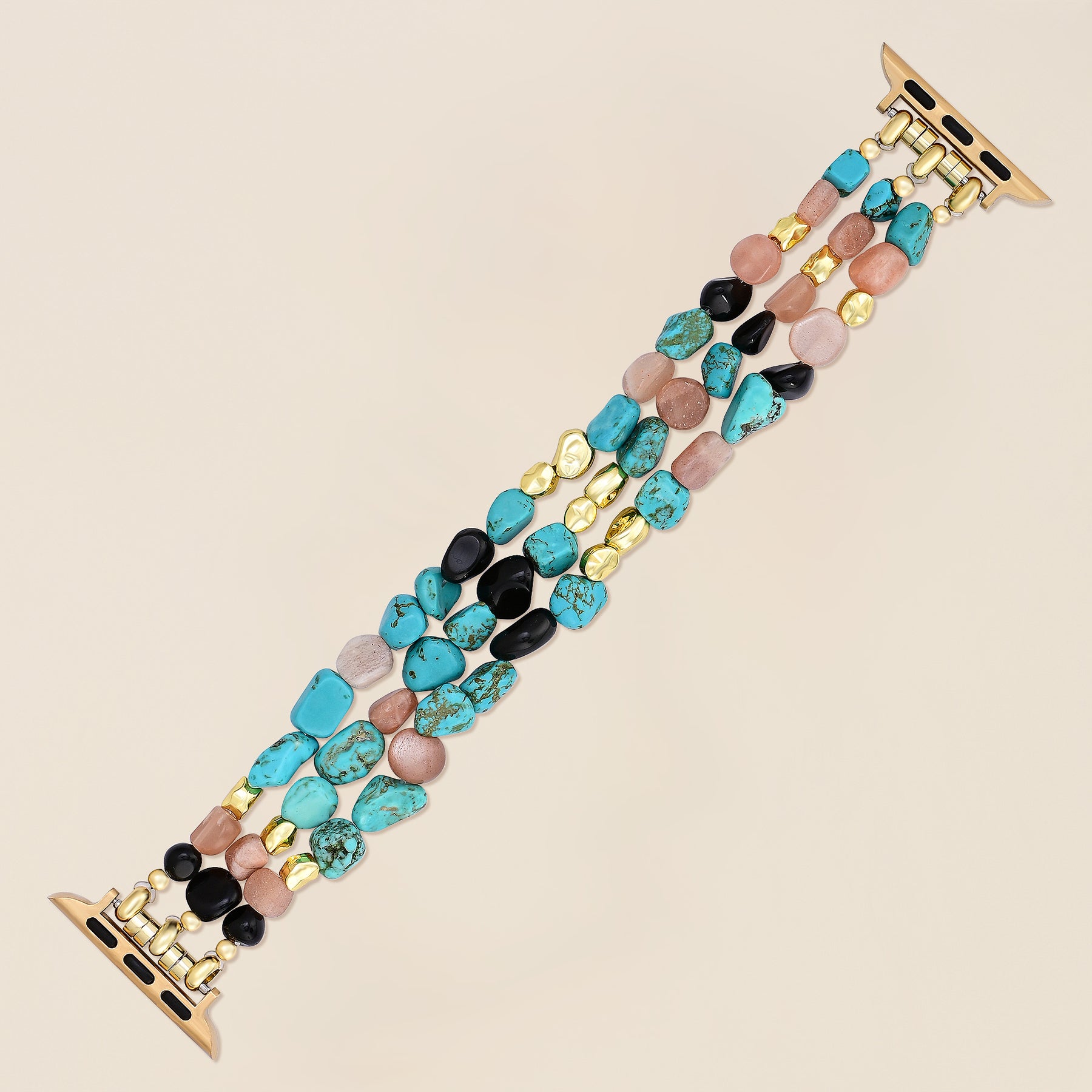 Desert Oasis Stone Stretch Apple Watch Bandje