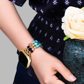Desert Oasis Stone Stretch Apple Watch Bandje