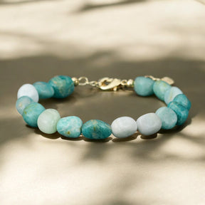 Bracelet en Amazonite Maritime