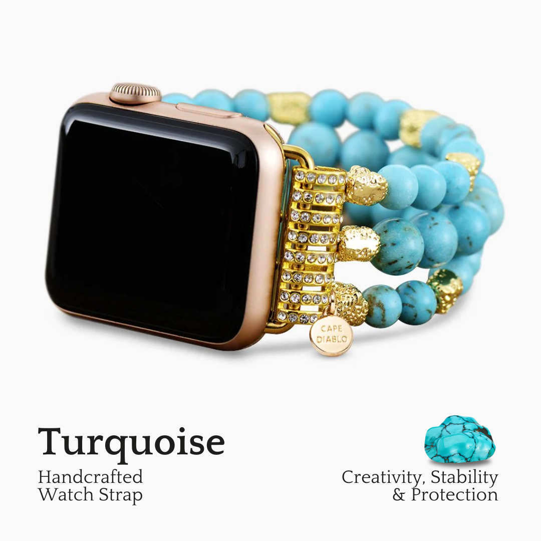Turquoise Dream Stretch Apple Watch-bandje