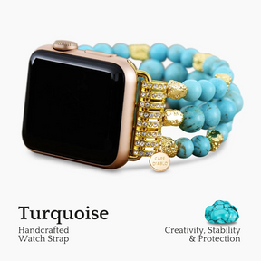 Turquoise Dream Stretch Apple Watch-bandje