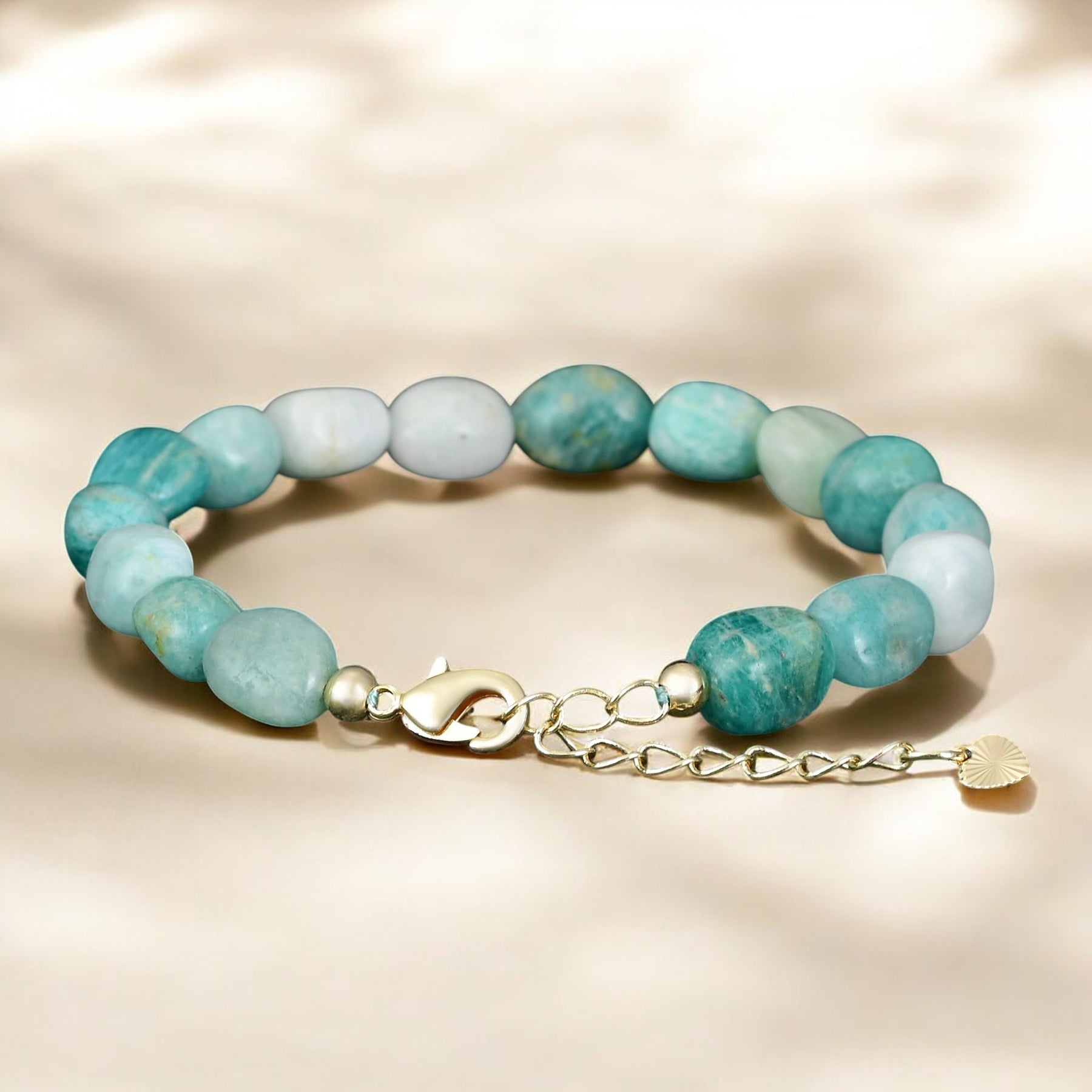 Bracelet en Amazonite Maritime
