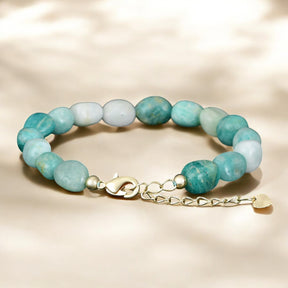 Bracelet en Amazonite Maritime