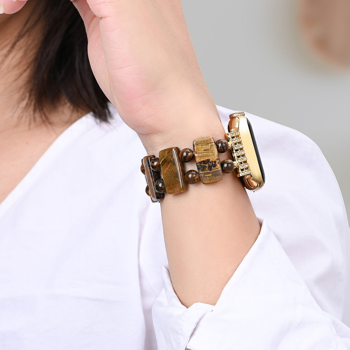 Bracelet Apple Watch Golden Tiger Strength