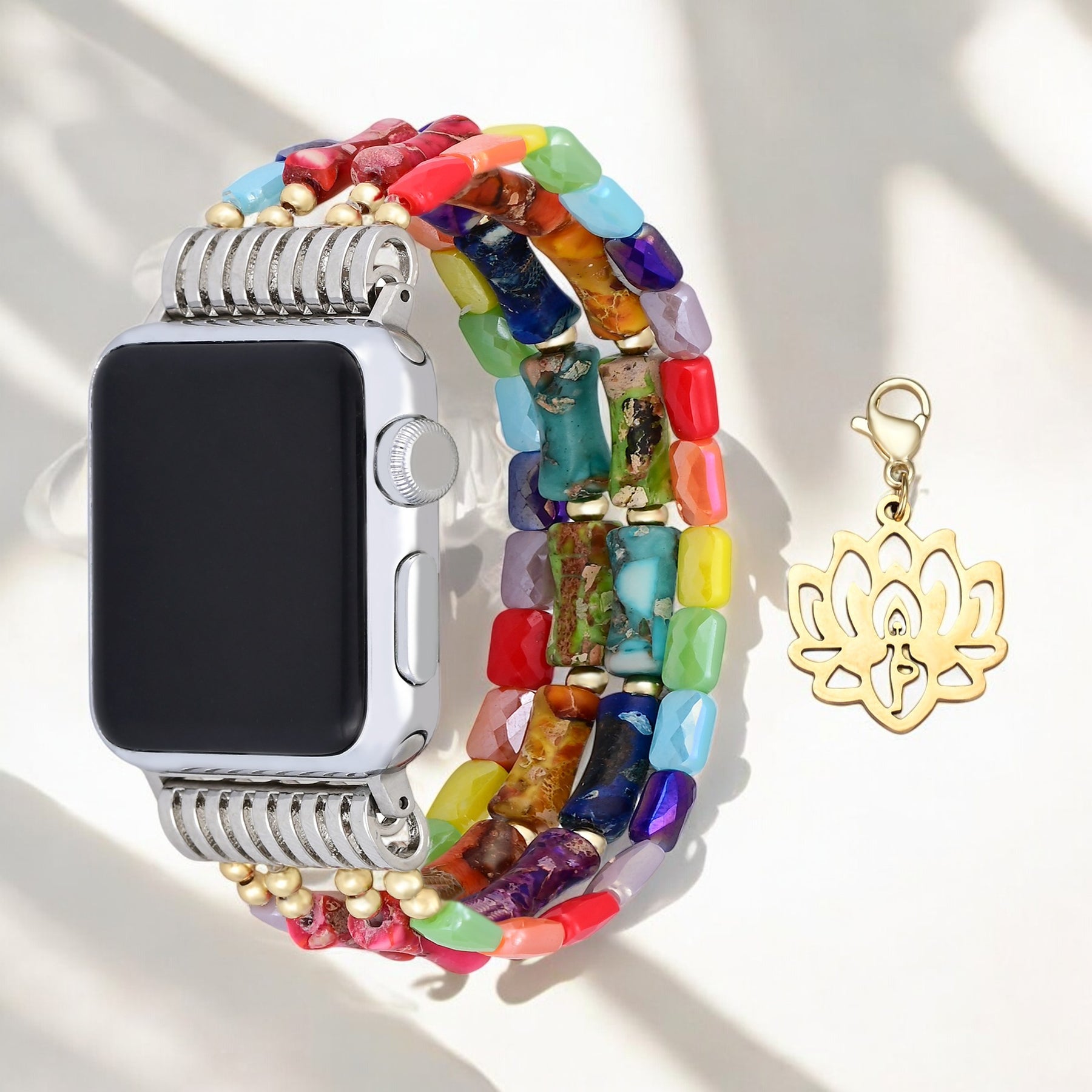 Lotus Chakra Stretch Apple Watch-band