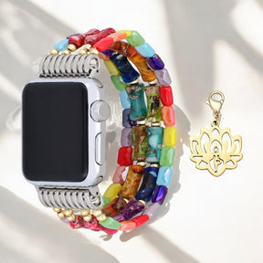 Lotus Chakra Stretch Apple Watch-band
