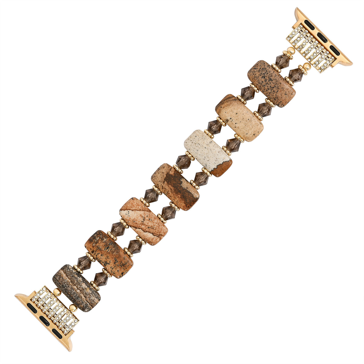 Desert Jaspis Stretch Apple Watch Armband