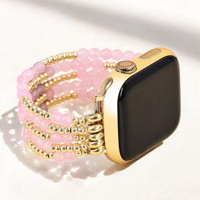 Rose Quartz Radiance Stretch Apple Watch-band