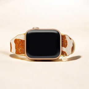 Savannah Slanke Leren Apple Watch Band