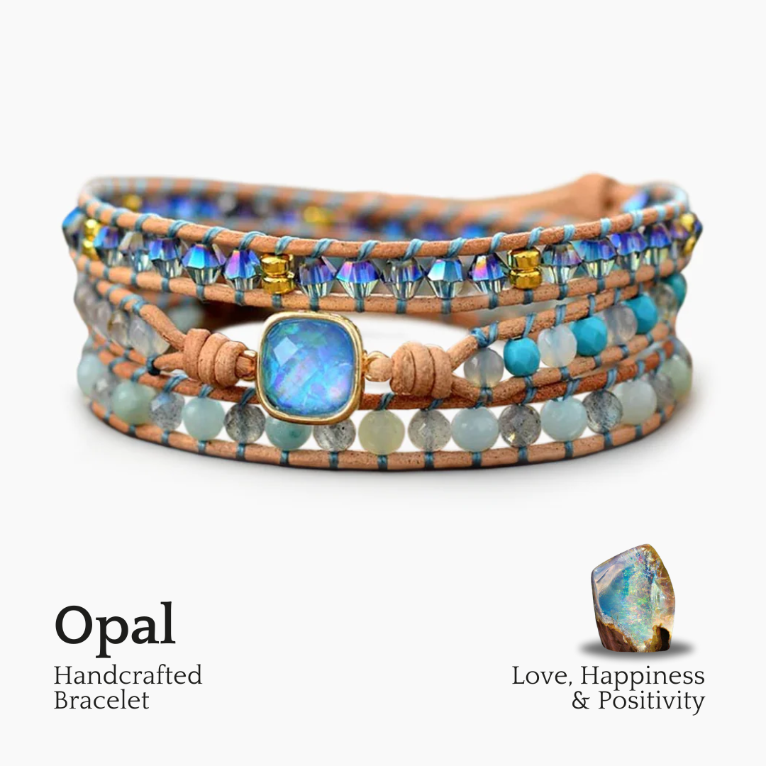 Square Opal Healing Wrap Armband