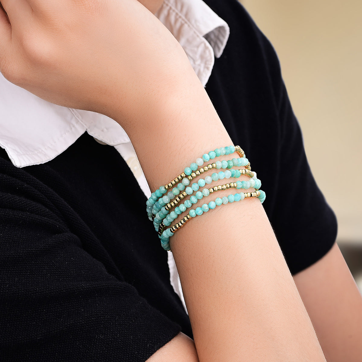 Bracelet de protection d’amour amazonite