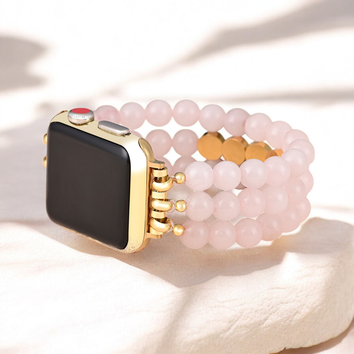 Rozenkwarts liefdesinspiratie Apple Watch -bandje