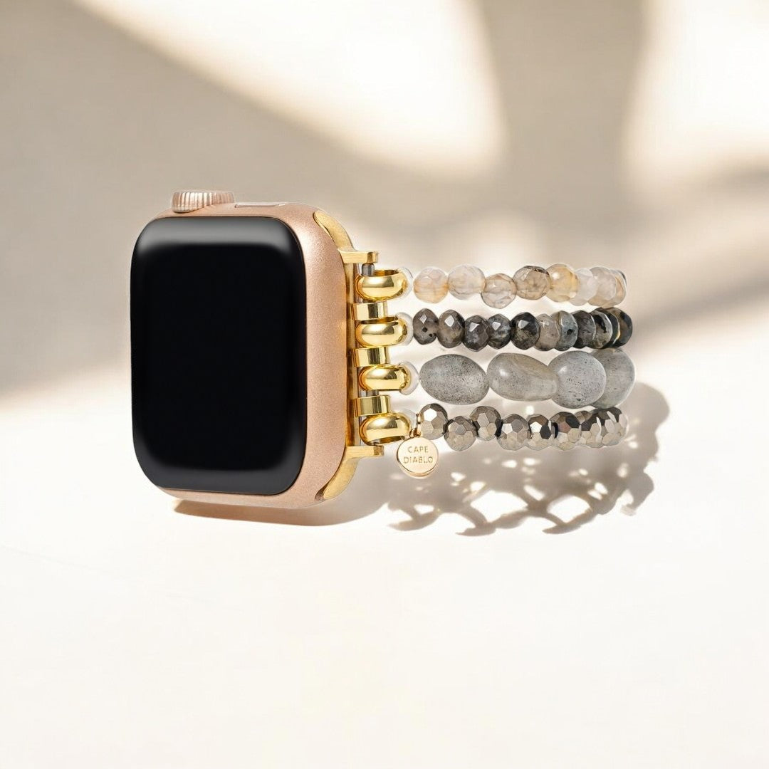 Labradoriet Agaat Fusie Apple Watch Band