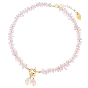 Rozenkwarts Bedelketting