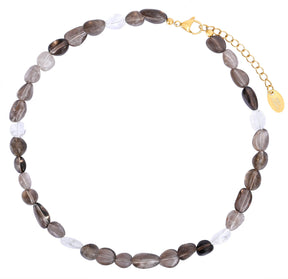 Collier Harmonie en Cristal d'Obsidienne