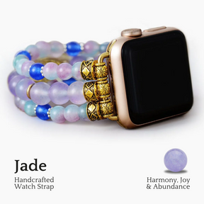 Lavendel Gaze Stretch Apple Watch-bandje