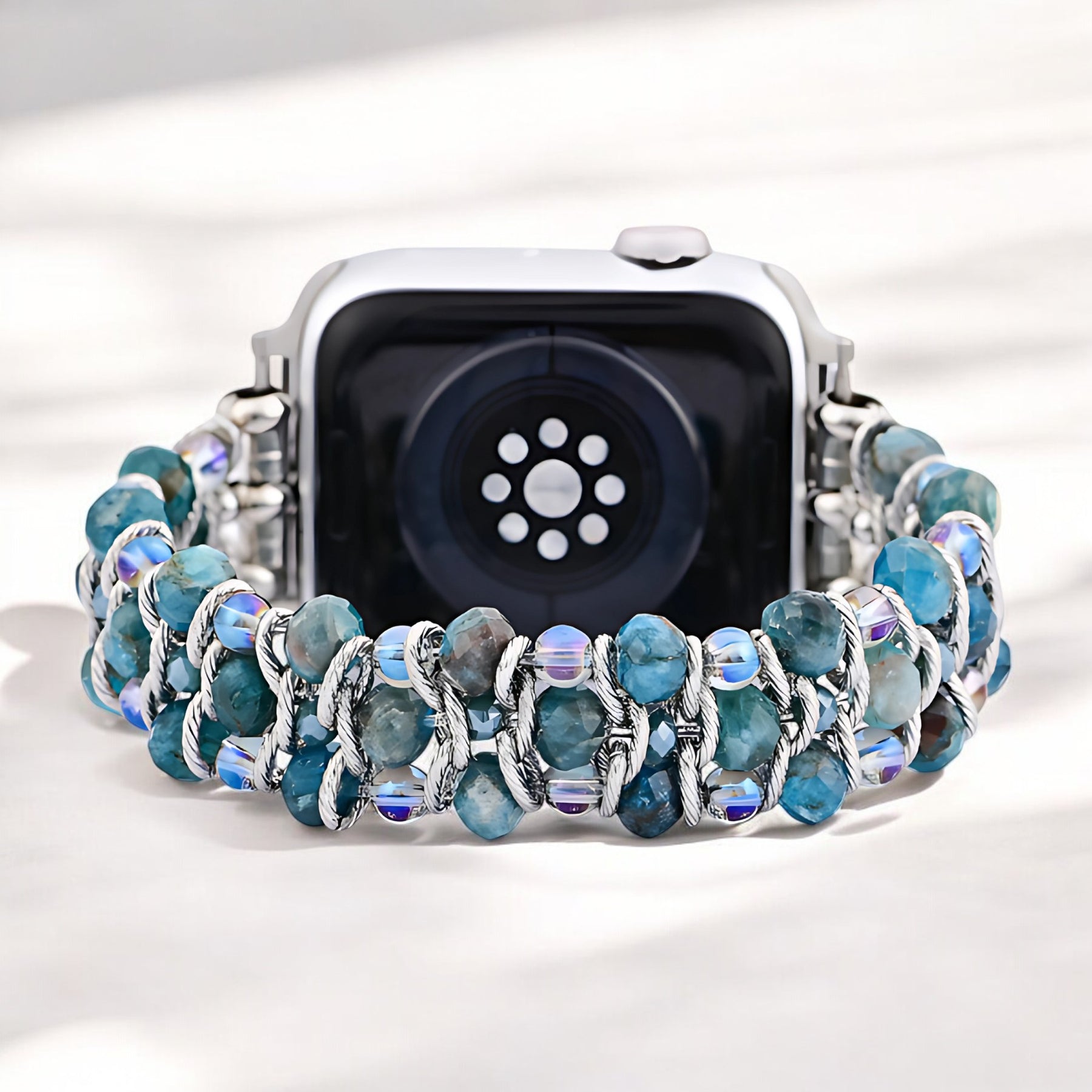 Apatit Azure Geflochtenes Apple Watch Armband