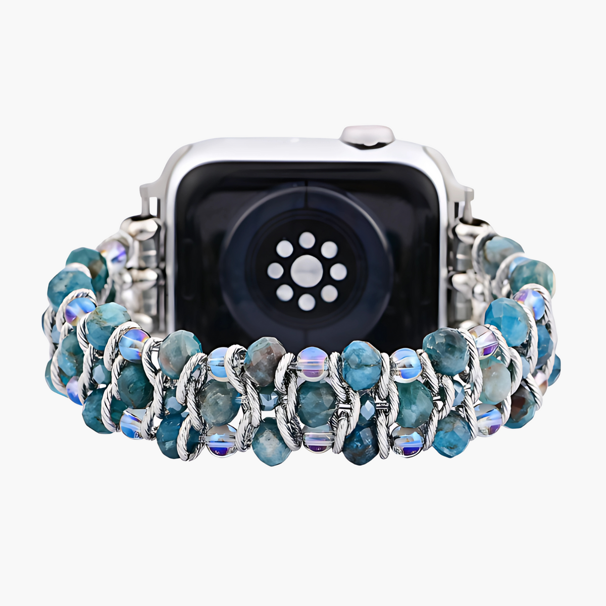 Apatiet Azure Vlecht Apple Watch Band