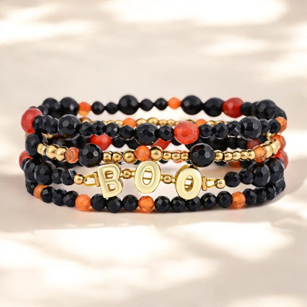 Ensemble de bracelets Patch de citrouille d'Halloween