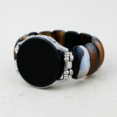 Bracelet extensible Bohemian Onyx Elegance pour Samsung Galaxy Watch